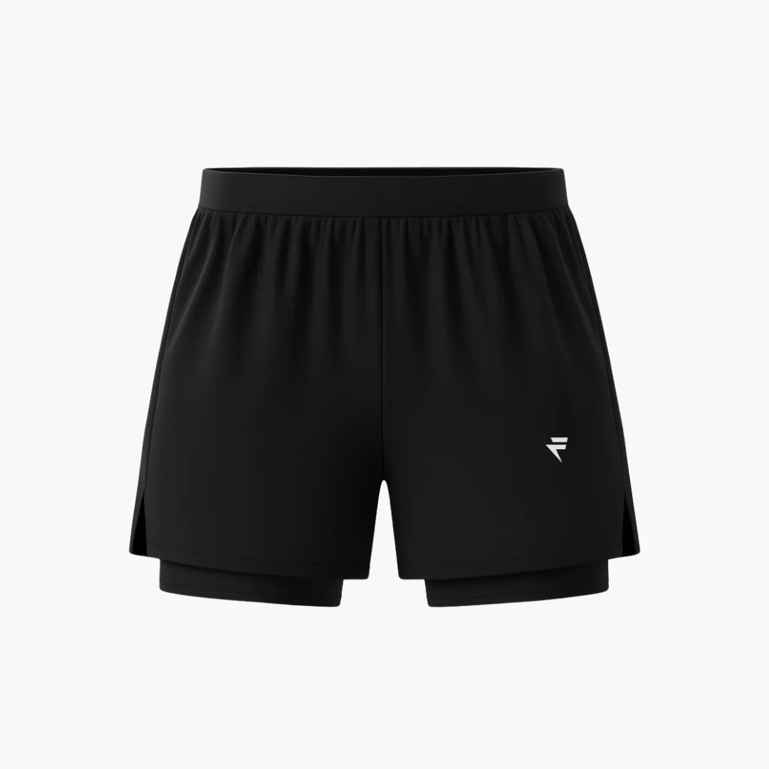 2-in-1 Shorts with Built-in Compression